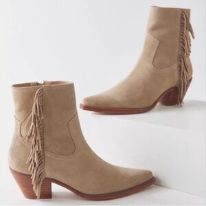 NWOB Coconuts by Matisse Jane Western Booties in tan